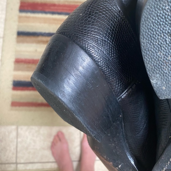 LUCCHESE MEN’S POINTED TOE BLK TEJU LIZARD - Picture 4 of 10